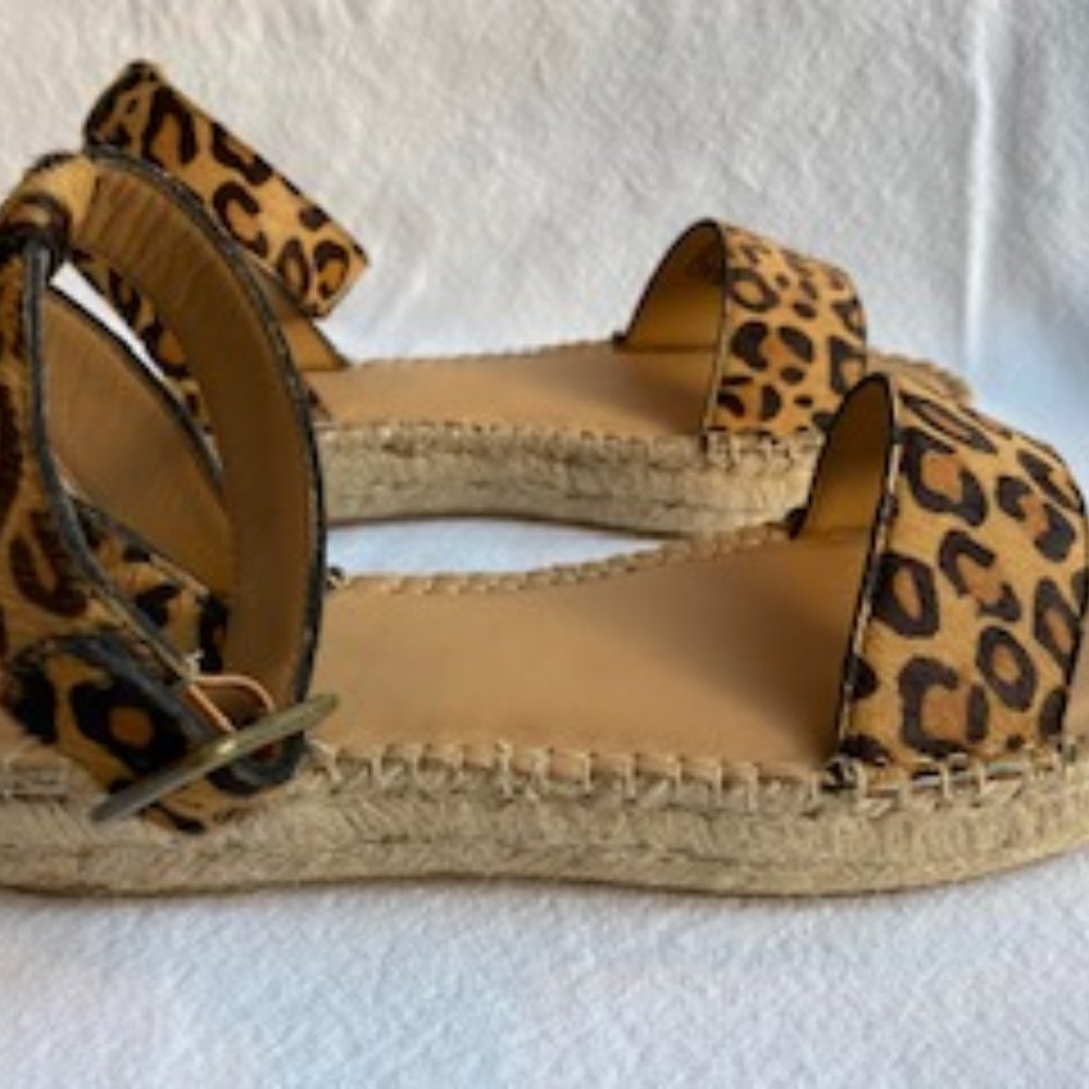 Soludos Cadis Leopard-Print Sandals